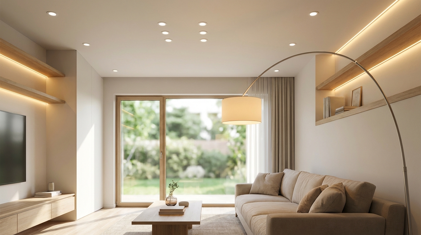 Освещение в интерьере — световой дизайн для комфорта